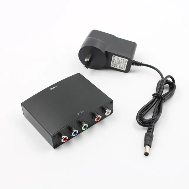 Special Offers 4K HDMI to 5RCA RGB Component YPbPr Video+R/L Audio Adapter Converter HD TV DVD 