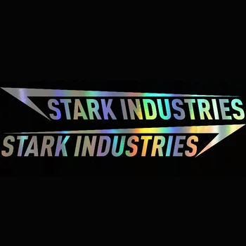 

2pcs 58*8cm Stark Industries window Body Stripes Stickers Vinyl Decal Marvel Iron Man Avengers window window Stying Jdm Racing