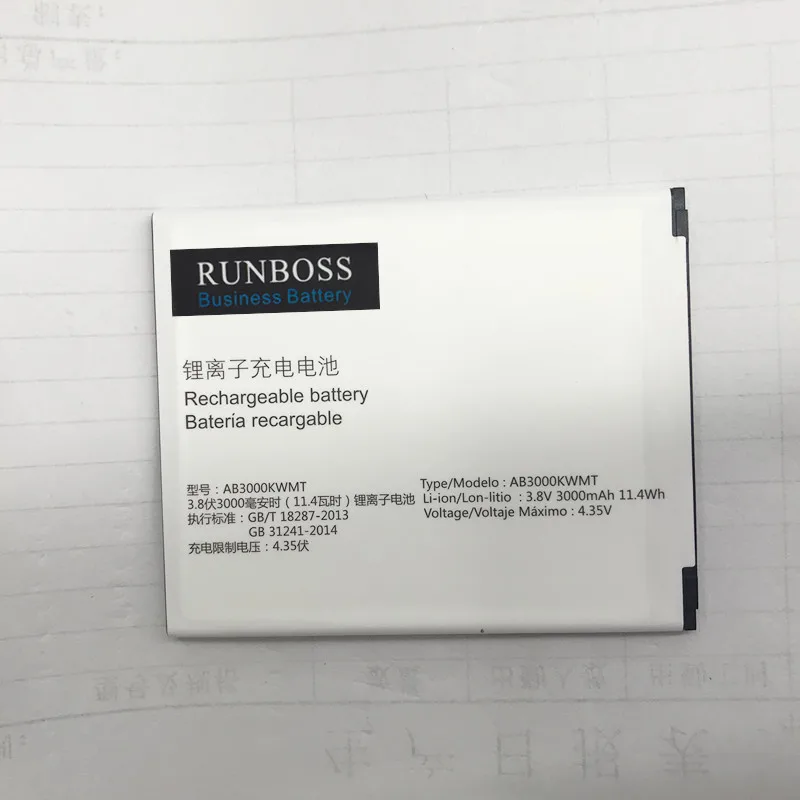 Runboss Original Quality Battery AB3000KWMT for Philips S327 Xenium CTS327 | Мобильные телефоны и аксессуары