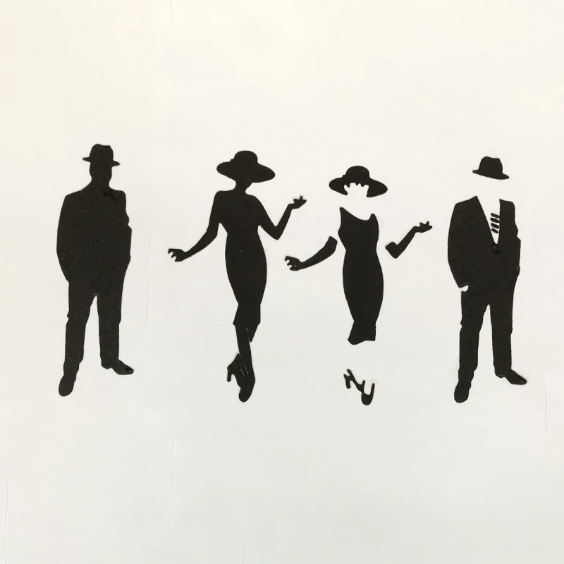 

Woman and man Metal Cutting Dies Figure Craft Die cut Stencils for DIY Scrapbooking Album Paper Card Decorative