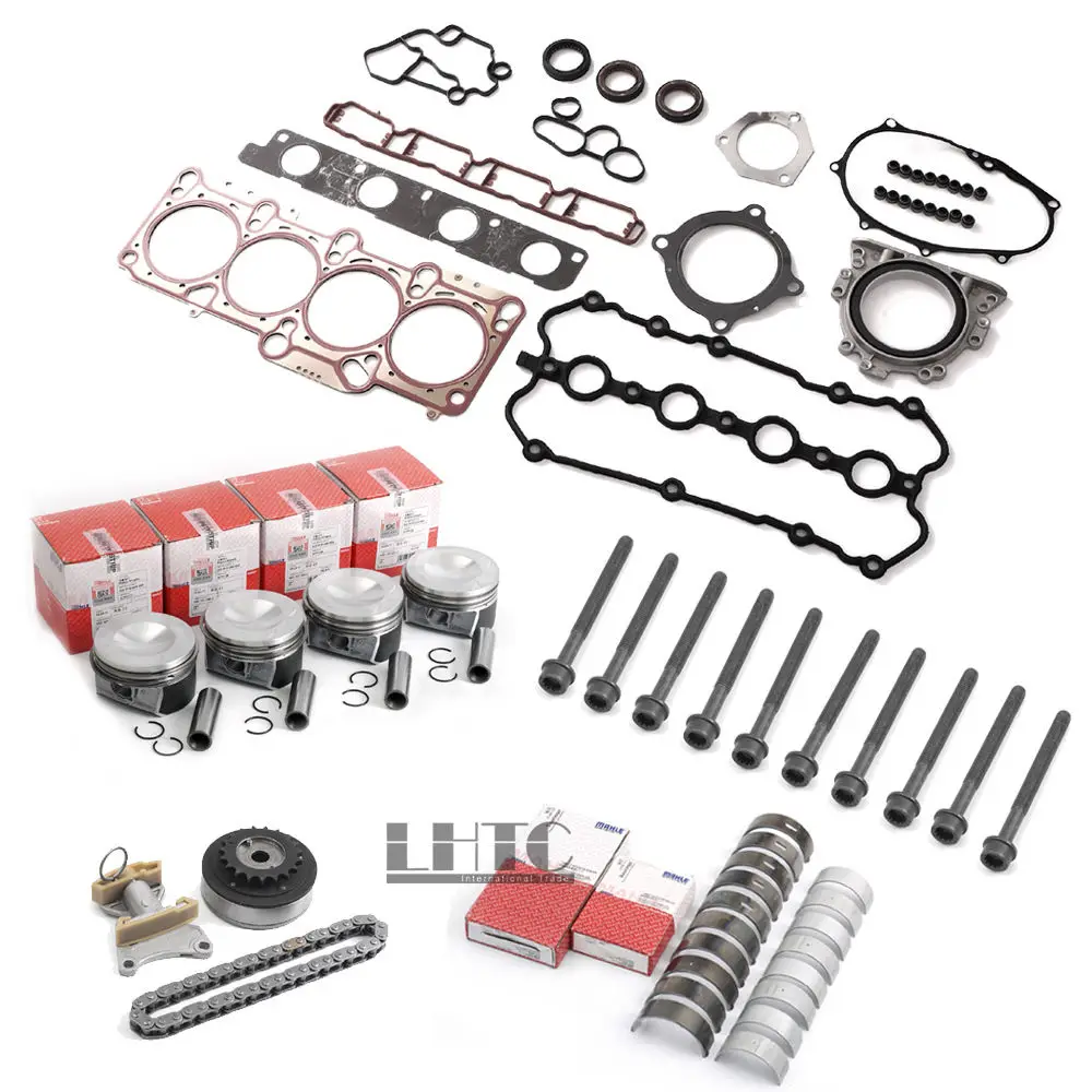 

Fast Shipping Engine Cylinder Rebuild Overhaul Set For VW GTI GLI AUDI A3 A4 2.0 TFSI BPY BWA
