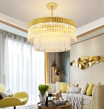 American living room dining room crystal chandelier creative personality modern minimalist light luxury postmodern designer lamp post modern crystal chandelier designer stainless steel hotel sample room metal light luxury bedroom dining room lamps