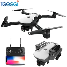 Teeggi CG006 Дрон с камерой 1080 P широкоугольный 5 г G Wifi FPV gps позиционное наблюдение за мной высота Удержание RC Квадрокоптер Дрон RTF дети