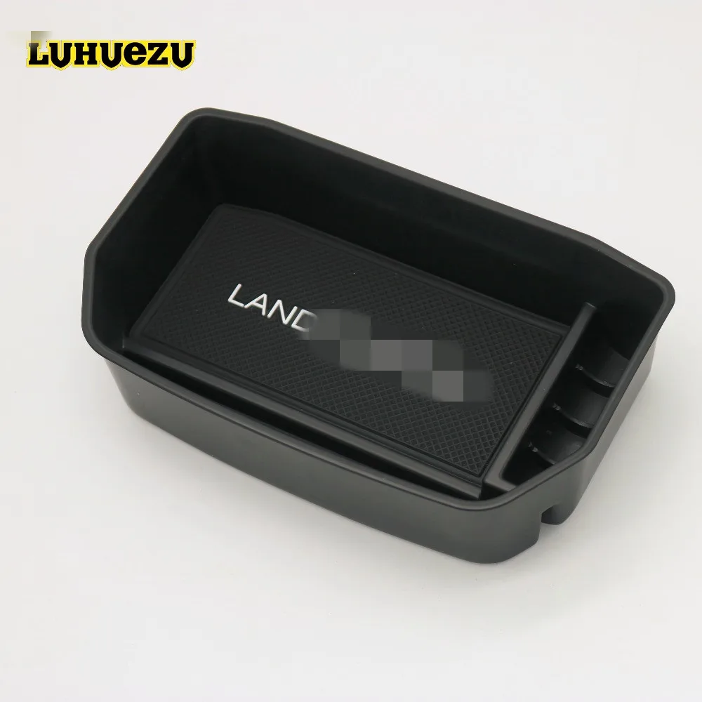 Non-Slip Mat In Central Armrest Container Holder Stowing Box For Land Cruiser 200 LC200 Accessories 2008-