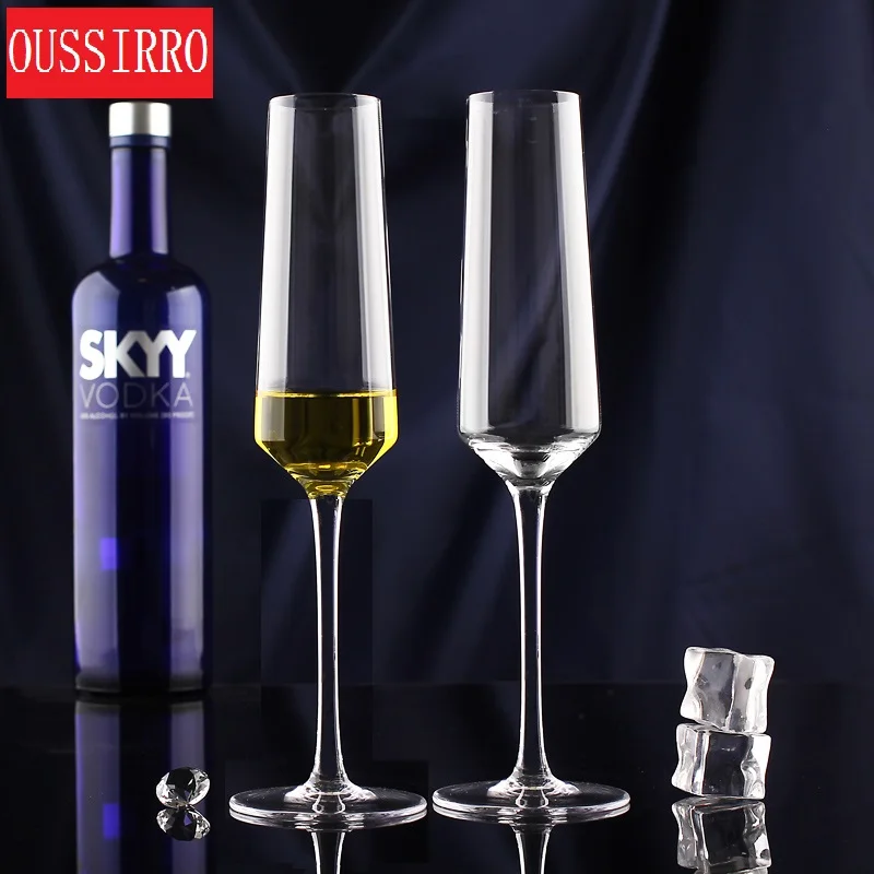 Бессвинцовый Кристалл Стекло красные бокалы для вина шампанского флейты пары свадебный бокал любовник подарки на день рождения чашка