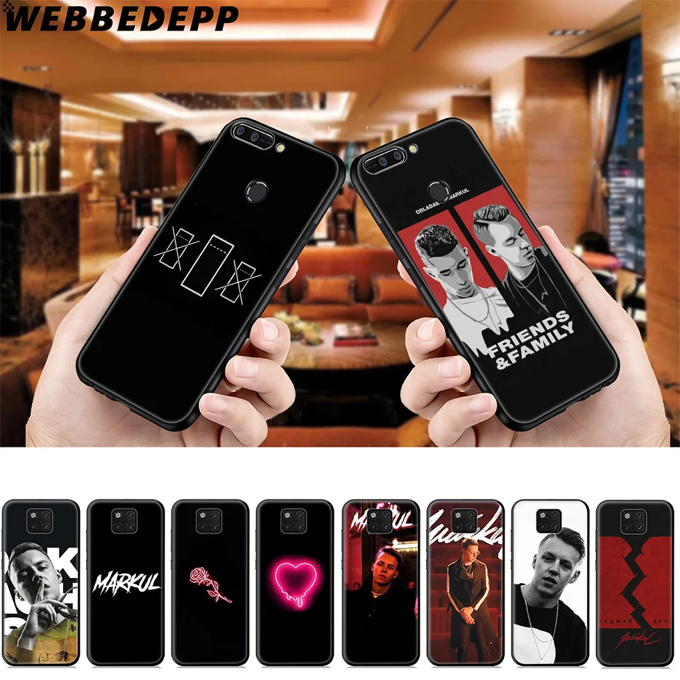

WEBBEDEPP Markul Rapper Soft Case for Huawei Mate Honor 20 6A 7A 7C 7X 8 9 9X 10 View 20 10 Lite Pro Mate 30 20 Lite Pro