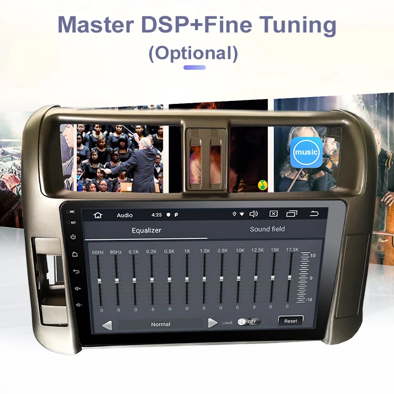 Sale Funrover Android 9.0 2.5D+IPS Car Radio For Toyota Prado 150 2010 2011 2012 2013 dvd Multimedia player navigation system stereo 3