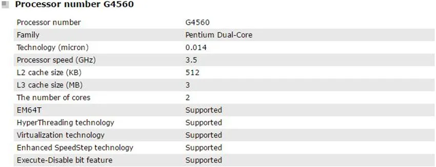 G4560参