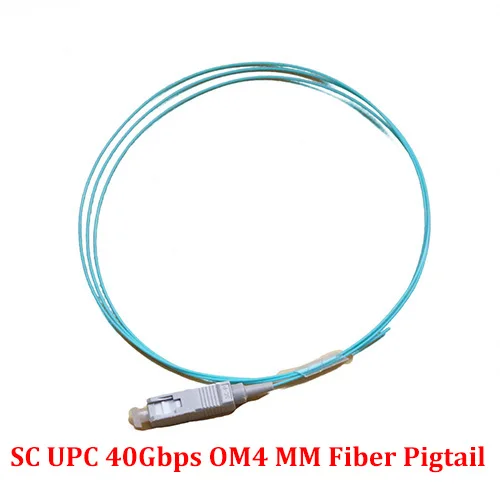 100 штук 1,0 метров SC UPC/APC Fiber Pigtail SM одномодовый MM OM1/OM2/OM3/OM4 многомодовый 1 Гбит/с OM2/10 Гбит/с OM3/40 Гбит/с OM4