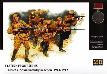 

1/35 Group of 4 Eastern Soviet Infantry Warfare MB3523