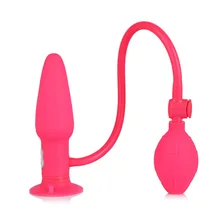 Inflatable Anal Plug Anal Dilator Bulgy Prostate Massager Inflated Butt Plugs Anal Open Dildo Vibrator Sex Toys For Women Men