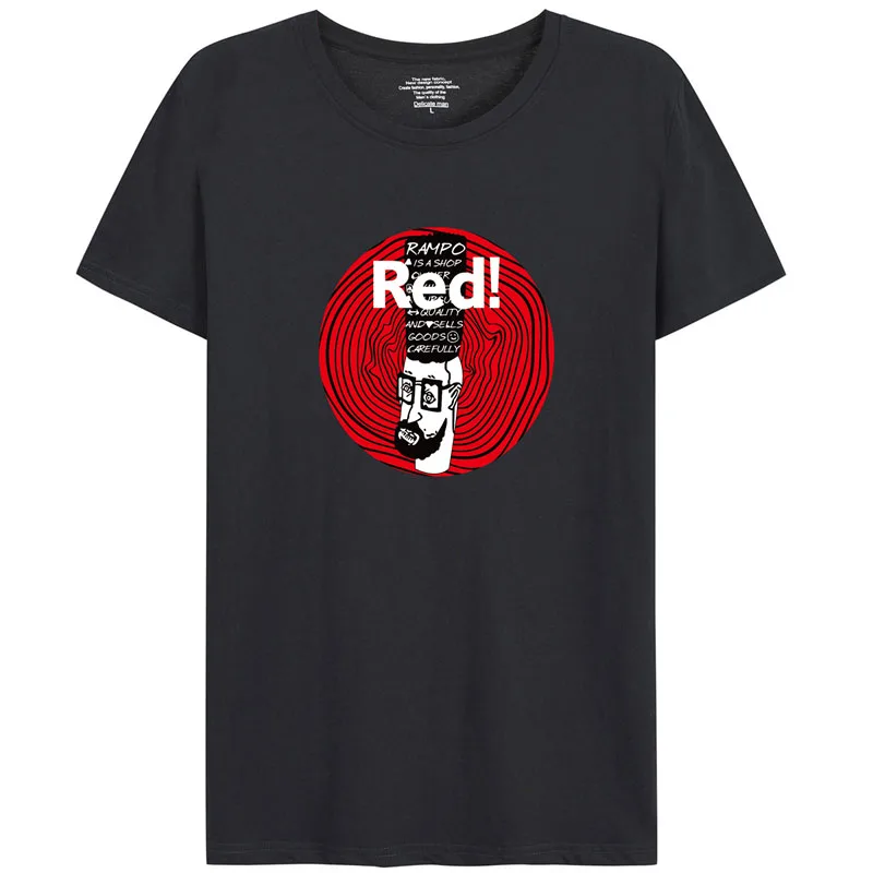 

2018 Funny Tee Cute T Shirts Homme RED Men Short Sleeves Cotton Tops Cool T Shirt Summer Costume Fashion T-shirt
