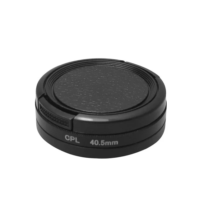 40 5 мм интегральный CPL фильтр для GoPro Hero 4 3 + черная Серебристая камера с защитная