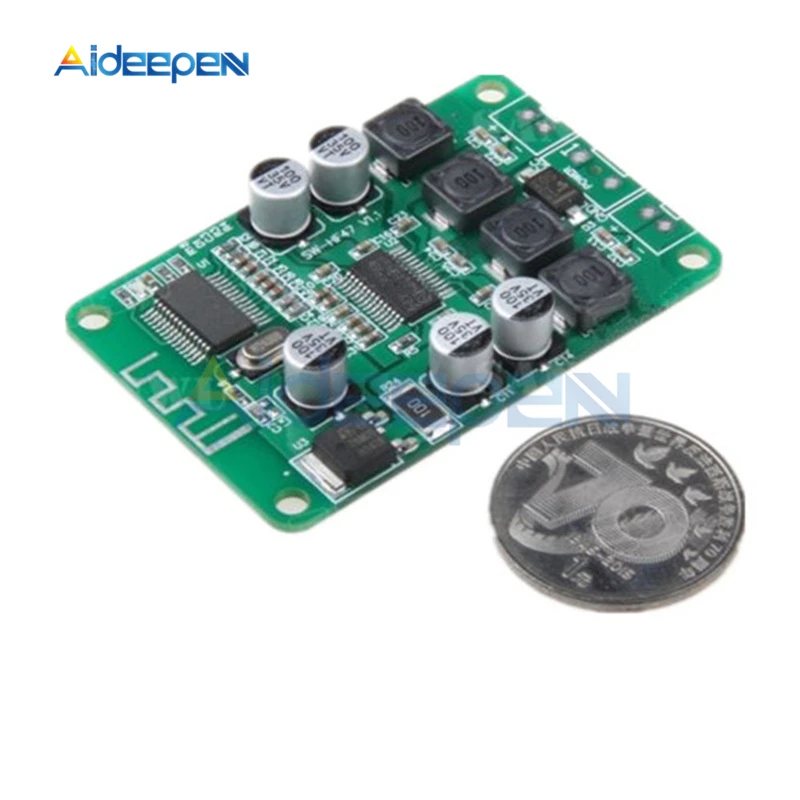 Беспроводной усилитель мощности с Bluetooth 10 в-25 В постоянного тока TPA3110 2X15W 15 Вт +