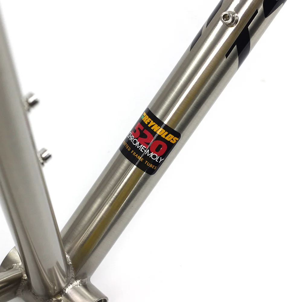 Flash Deal TSUNAMI Venus Reynolds 520 Frame Fork with 4130 Chrome Steel Road Bike 700C Classic Frameset Bicycle Parts 4 Flash Deal TSUNAMI Venus Reynolds 520 Frame Fork with 4130 Chrome Steel Road Bike 700C Classic Frameset Bicycle Parts 4