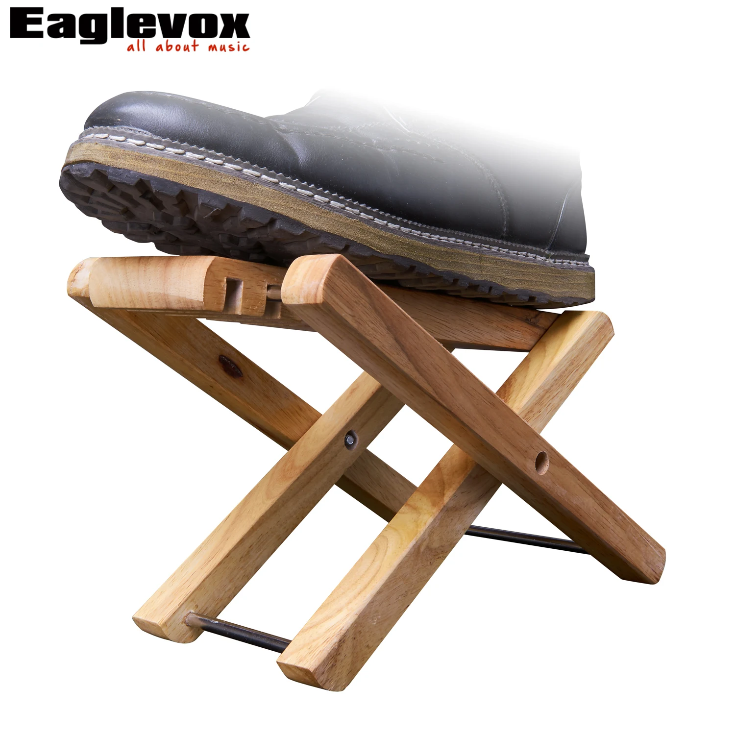 Guitar Footrest Wood Foldable Foot Rest Stand 3 Easily Adjusted Height