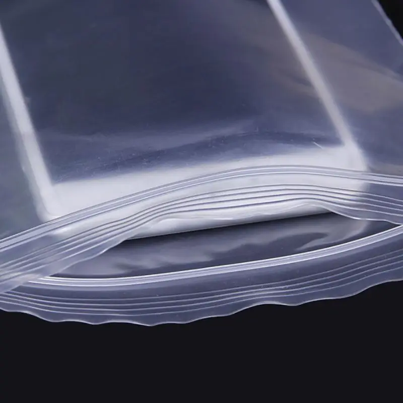 100 pcs plastic bags Thick self styled bags Transparent Self sealing