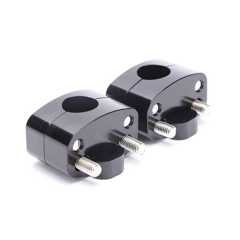 

Motorcycle Modification Handlebar Risers 22mm/ 0.87in Aluminum Alloy Handlebar Fixing Risers with Single Hole Motor Accessories