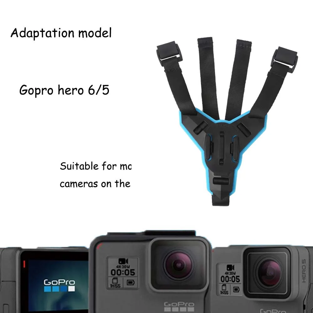 JINSERTA полный шлем подбородок держатель для GoPro Hero 7 SJCAM мотоциклетный шлем подбородок Стенд для Gopro 6/5 аксессуары для камеры