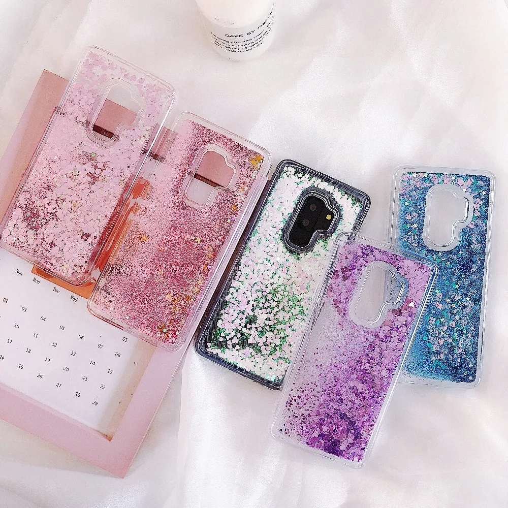 

For Samsung Galaxy A8 2018 Phone Case Liquid Quicksand Silicone Cover For Samsung Galaxy A5 A3 2017 mobile Phone bag