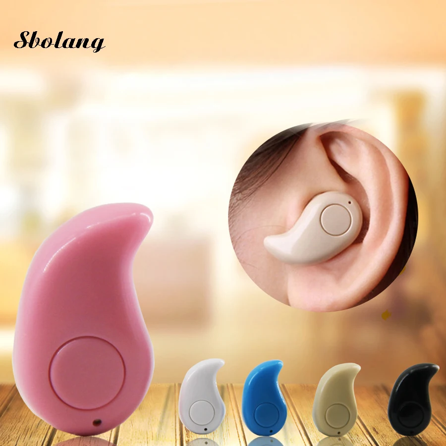 

Mini Wireless In-Ear Earpiece Bluetooth Earphone Cordless Blutooth Stereo Earbuds in ear BT Speaker For Phone iPhone 7 6