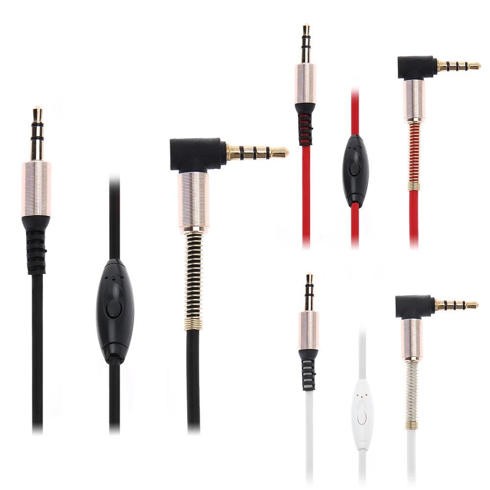 Beste 3.5mm Audio Kabel 90 graden Haakse Jack 3.mm Aux Kabel voor iPhone Auto Hoofdtelefoon Beats Speaker AUX cord MP3 4