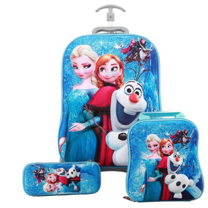 

Brand Stereo Anime Trolley Case Cute Kids Travel 3PCS/set Suitcase Boy Girl Creative Cartoon Pencil Box Children Christmas Gift