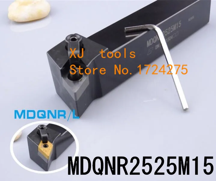 

MDQNR2525M15/ MDQNL2525M15 Metal Lathe Cutting Tools,CNC Turning Tool,Lathe Machine Tools, External Turning Tool Type MDQNR/L