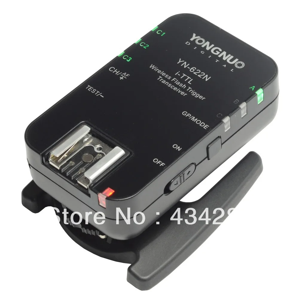 Single YN622 TTL flash trigger for Nikon D800E D800 D700 D300S D300 D200 D7100 D7000 D90 D80 D5200 D5100 D5000 D3200 D3100 D3000 |