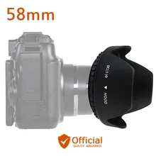 58mm Screw-In Flower Lens Hood For Canon EOS 1300D 1200D 800D 760D 750D 700D 650D 600D 100D 80D 70D 77D 60D and 18-55mm lens цена 58mm Screw-In Flower Lens Hood For Canon EOS 1300D 1200D 800D 760D 750D 700D 650D 600D 100D 80D 70D 77D 60D and 18-55mm lens цены онлайн