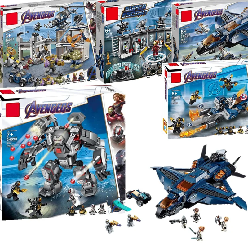 

2019 New fit legoings marvel legoin avengers Superheroes Avengers 4 endgame with figures Building Blocks bricks Toy For Children