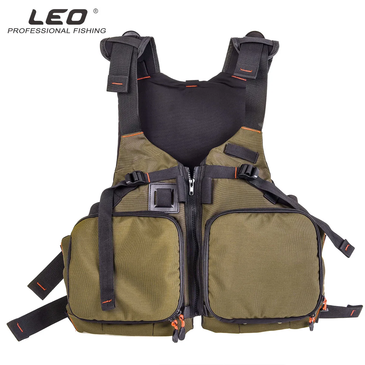 LEO Fishing Vest Multi Pocket Fishing Clothing Outdoor Sport Life