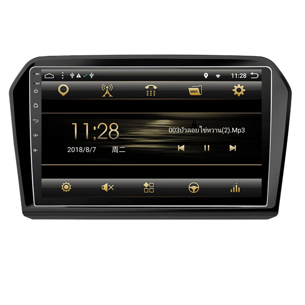 Excellent Eunavi Two Din Car Multimedia Player Android 8.1 Auto Radio For Volkswagen/VW JETTA Octa 8 cores WIFI 2 din stereo 2