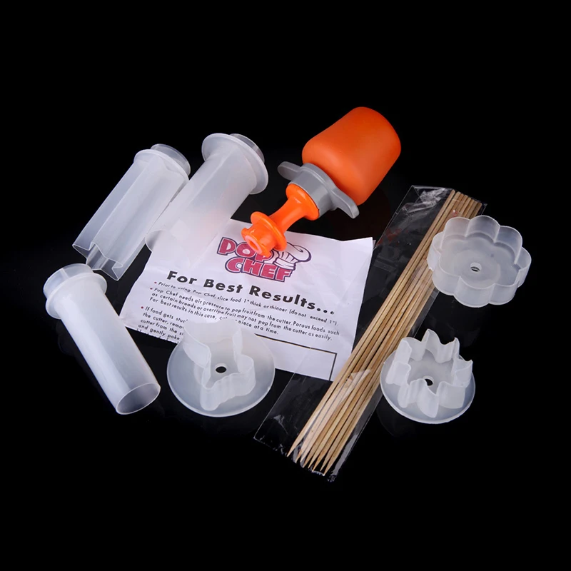DAISUHOOM Plastic Vegetable Fruit Cutter Slicer Veggie Mold Set DIY for Cakes Cookie Decorating Molds Kitchen Tools Accessories - Image 2