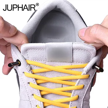 

8 sets of shoes with metal closure new laceless elastic buckle anchor with laces for children shoes adult sneakers lace-up laces