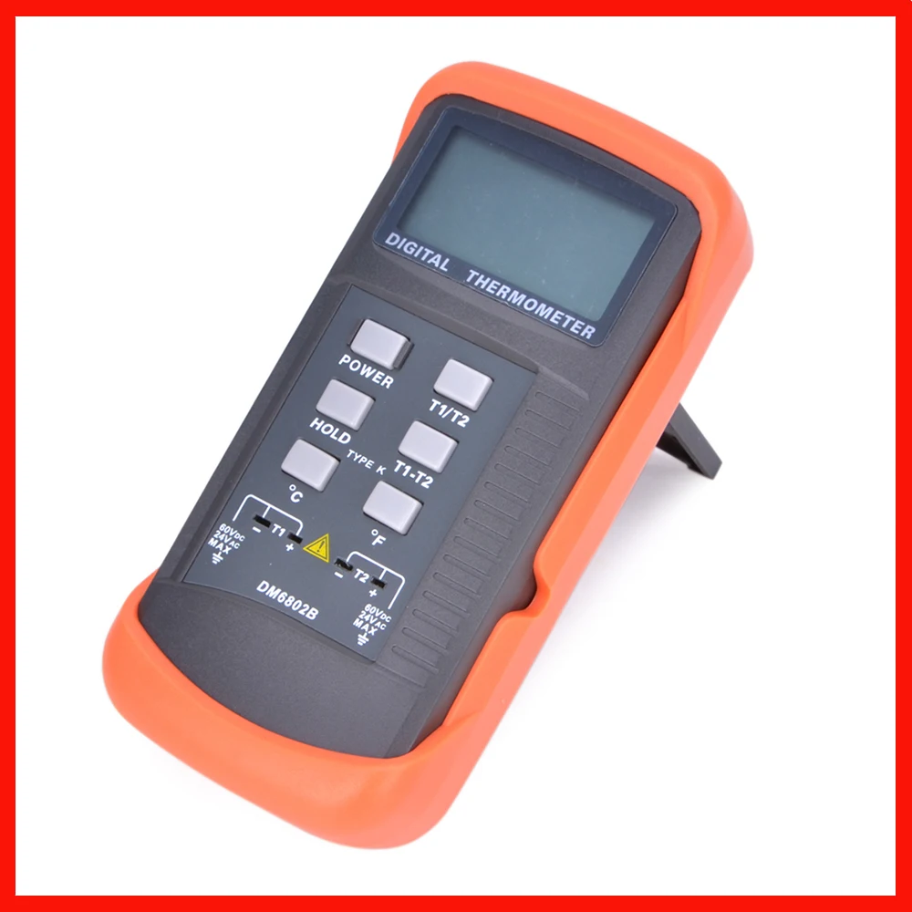 Цифровой термометр Высокая точность индикация низкого заряда батареи ручной измерительный инструмент RZ DM6802B