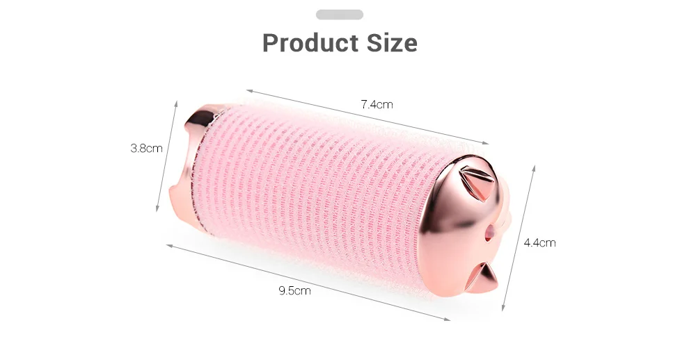 Mini Bangs USB Rechargeable Hair Roller Curler Hair Curling Tool Curlers Tool Styling Rollers Hair Curl