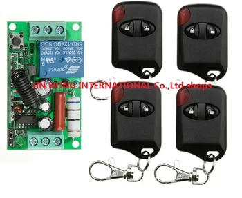 

New 220V 1CH latching relay With learnng button 315/433mhz wireless remote switch control 220v automation for 4* transmitter