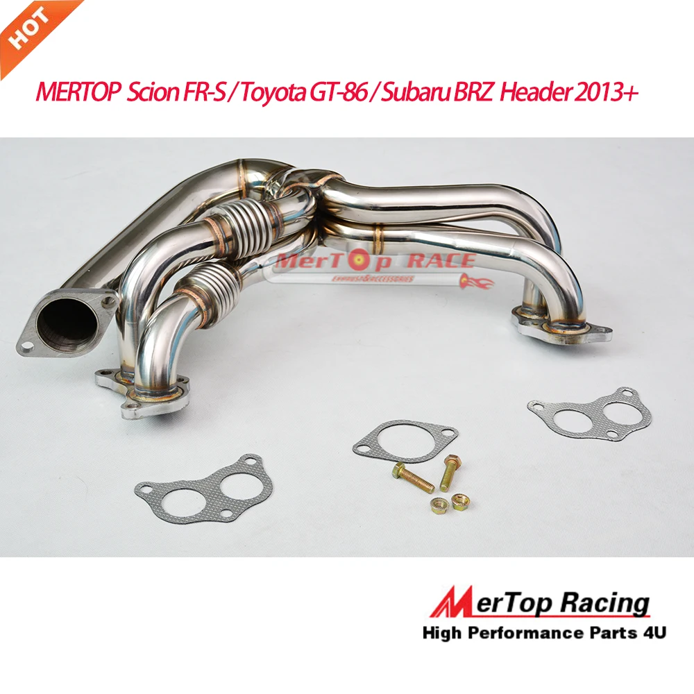 

MERTOP RACE Stainless Steel Header Scion FR-S GT86 GT-86 BRZ 2013+