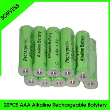 

Sorvess 2-20pcs Alkaline 1.5v AAA Rechargeable Battery 10440 Cell 2000mah For Led Flashlight Toys Clock Camera Remote Control