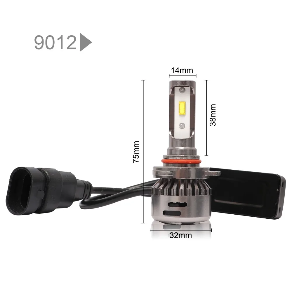 Aslent H7 светодиодный объектив 55 Вт/лампа 20000LM 6500 LED Canbus Error Free H4 H11 H8 H1 HB3 9005 HB4 9006 для авто фары автомобиля 12 v