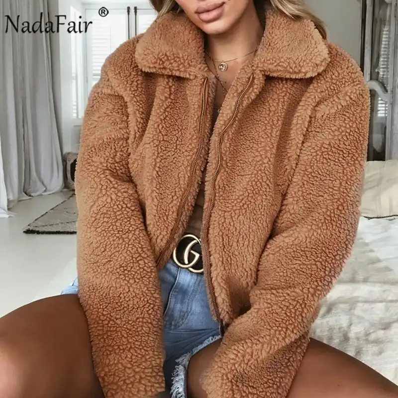 teddy plush jacket