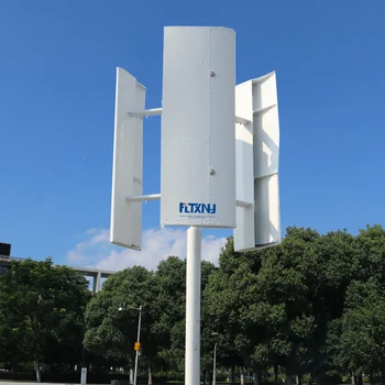

H series 1kw-5kw 24v vertical wind turbine 250 RPM wind generator 24v 48v 96v 3 phase 50HZ 3 blades home use wind turbine