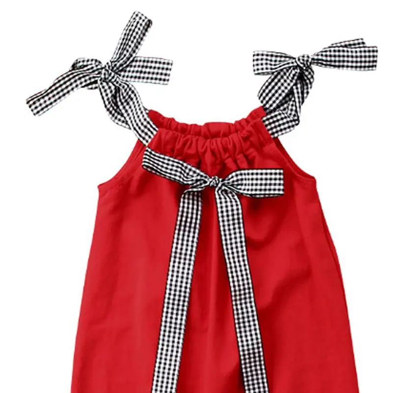 Детский комбинезон; летняя одежда для маленьких детей; Модный комбинезон без рукавов для девочек