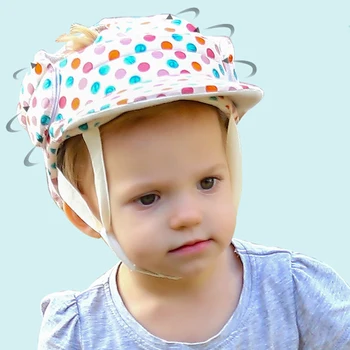 

Baby Head Protection Hat Shatter-resistant Cotton Hat Toddler Drop Crash Cap Safety Helmets Breathable Anti-collision Hat