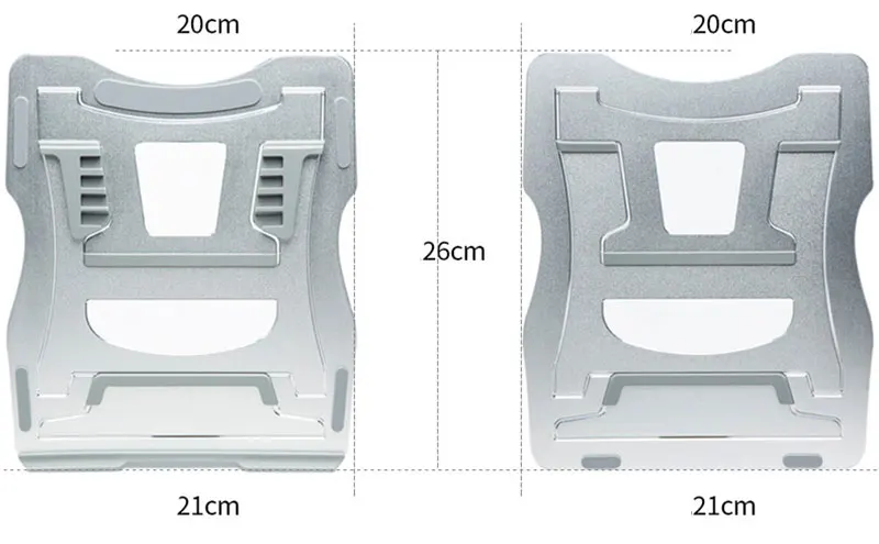 Алюминиевый сплав складной ноутбук стенд регулируемый ноутбук Настольный охлаждающая База Портативный держатель для ноутбука поддержка