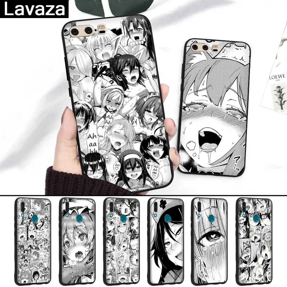 

Lavaza Anime girl cartoon japan cute faces Silicone Case for Huawei P8 Lite 2015 2017 P9 2016 Mini P10 P20 Pro P Smart 2019