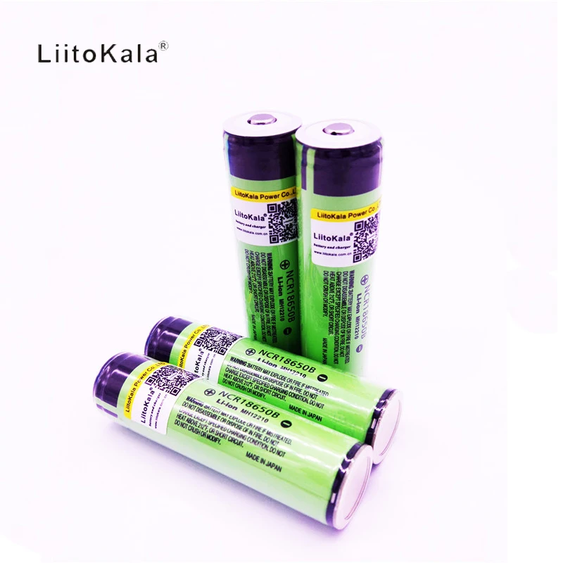 Liitokala 18650 3400mAh аккумулятор NCR18650B Аккумуляторная батарея