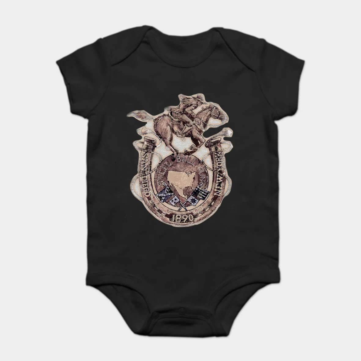 

Baby Onesie Baby Bodysuits kid t shirt Fashion Cool Funny Steel Ball Run V2 Customized Printed