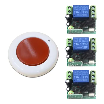 

New Style Access Door Control System DC12V 1CH Wireless Remote Control Switch System Transmitter Receiver Mini Size 315/433MHZ